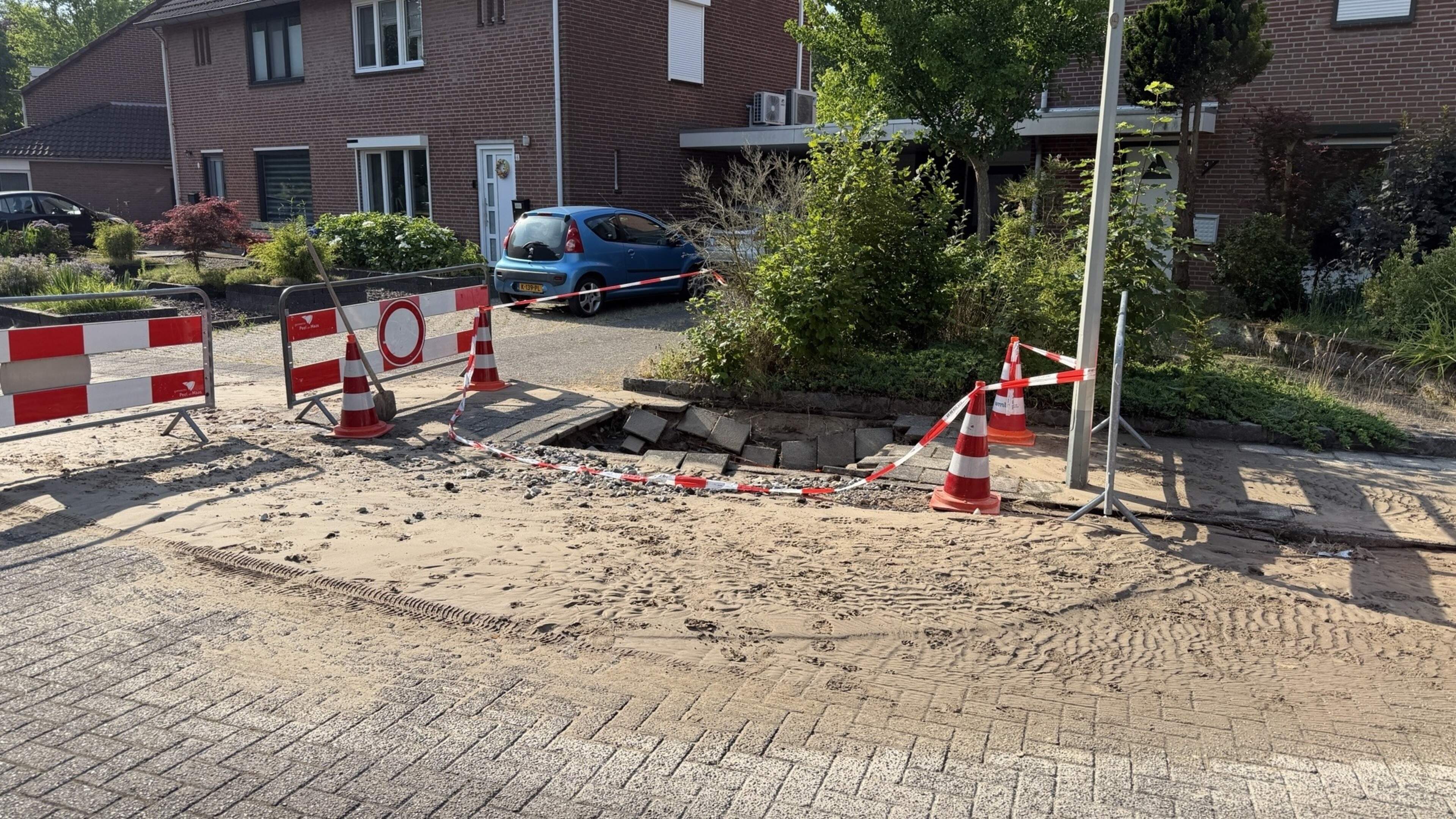 Opnieuw waterlek in Panningen: tientallen aansluitingen zonder water